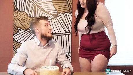 Boobs, Pussy & Ass are Andi Ray's Gifts to a Birthday Boy