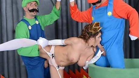 Mario and luigi parody double stuff