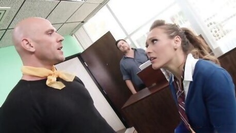 Sinful Callie Calypso at classroom smut